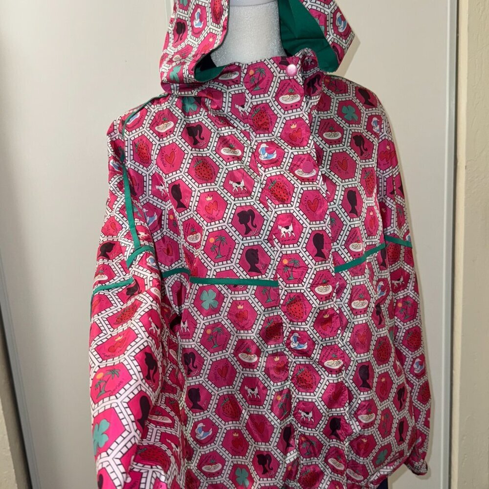 Pretty in Pink Womens Windbreaker Hooded Jacket NWT Size Small-Medium - Picture 6 of 16